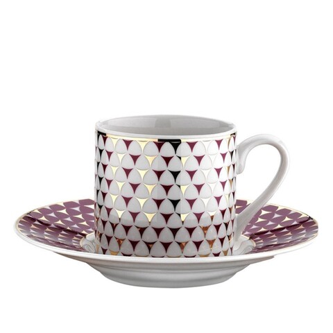 Set de cafea Kutahya Porselen, RU12KT43077512, 12 piese, portelan Bucatarie