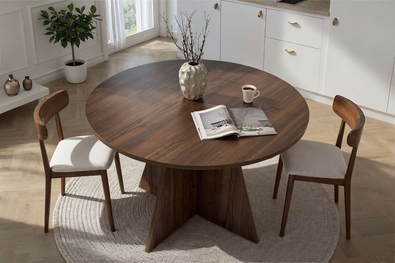 Masa, Hanah Home, Virella, 120x75x120 cm, Maro - view 2
