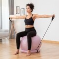 Minge pentru yoga, inel de stabilitate si benzi elastice de rezistenta, Ashtanball, InnovaGoods Fitness