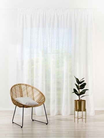 Perdea Mendola Interior, Aciaio, 400×260 cm, poliester, argint Mendola Interior