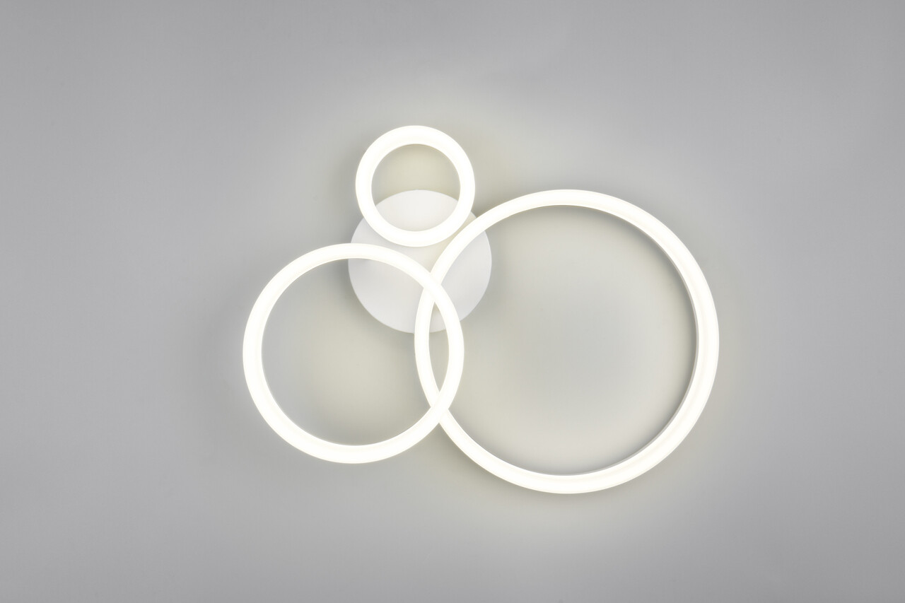 Plafoniera Scope, RL, 51x40.5x12.5 cm, 32W, 1x SMD, plastic, alb mat - imagine 3
