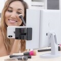 Suport pentru telefon cu pozitie multipla Tech Cliplink, InnovaGoods, fixare pe monitor, ABS/silicon