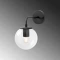 Aplica de perete, Fulgor, 942FLG1327, Metal, Negru