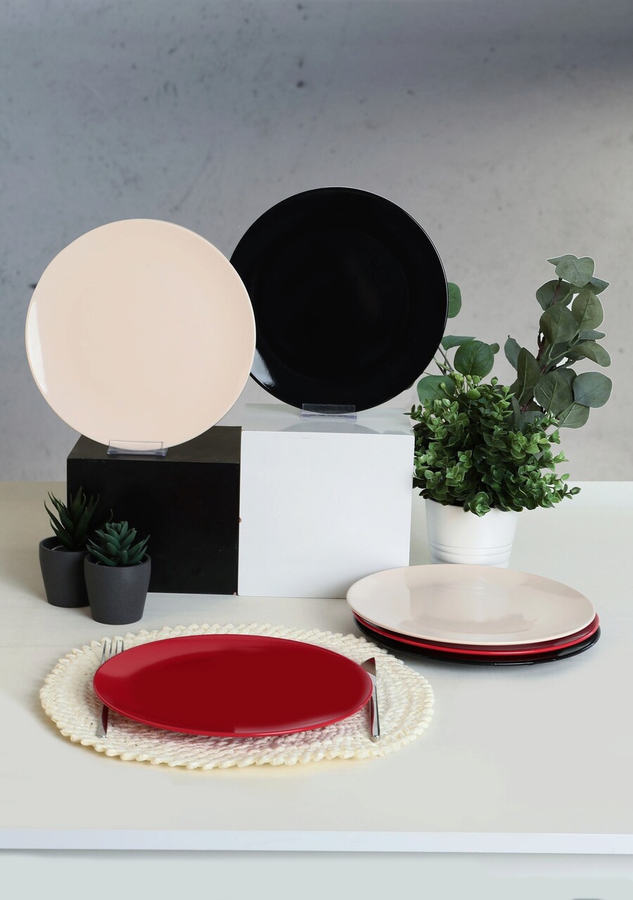 Set platouri servire, Hermia, 275KRM1837, Antibacterian, Multicolor - imagine 3