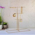Suport pentru bijuterii, TK-006, 40x41x15 cm, Metal, Auriu