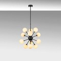 Lustra, Fulgor, 942FLG1272, Metal, Negru