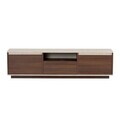 Comoda TV, Nordure, Sentinel, 160x42x30 cm, Nuc Milano / Travertin