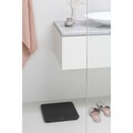 Cantar digital pentru baie, Brabantia, Dark Grey, 30x30x2.4 cm, max 180 kg, sticla, gri inchis