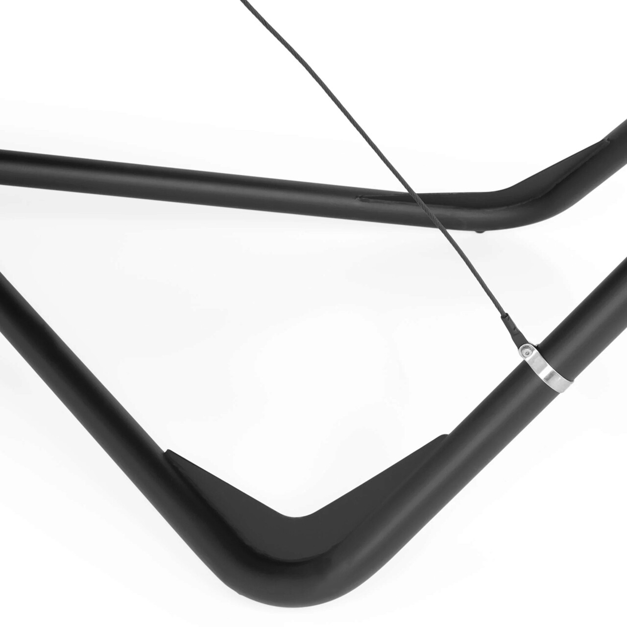 Hamac cu suport metalic si copertina Gondola, 336x150, otel/poliester, negru