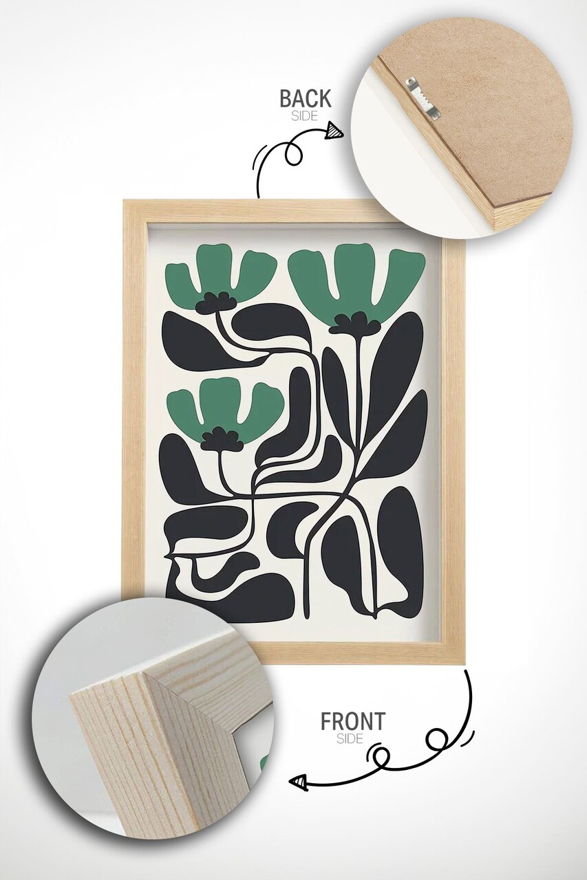 Set 3 tablouri decorative, Ersy3Ham11, MDF, Multicolor - view 5