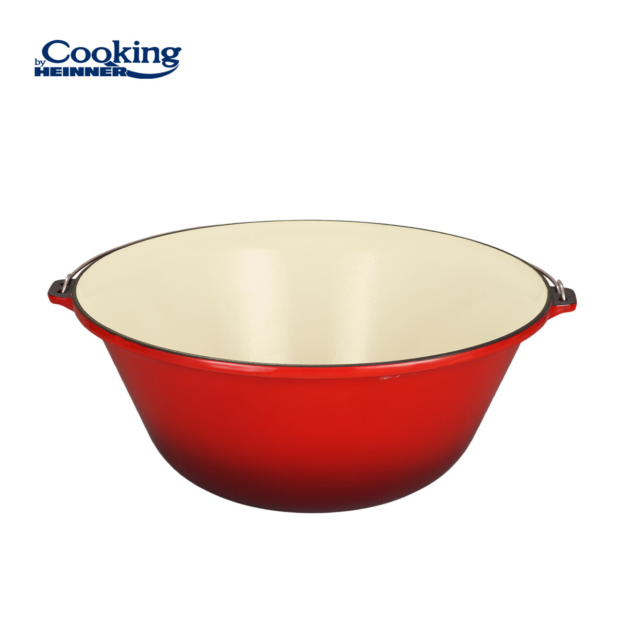 Ceaun Cooking by Heinner, 54x23 cm, 30 L, fonta emailata, rosu - imagine 4