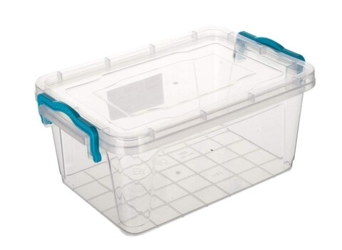 Cutie cu capac, Gema, Banquet, 2.8 L, plastic, turcoaz