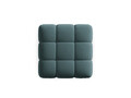 Taburet, Bellis-51, Micadoni Home, 94x94x43 cm, catifea, turcoaz