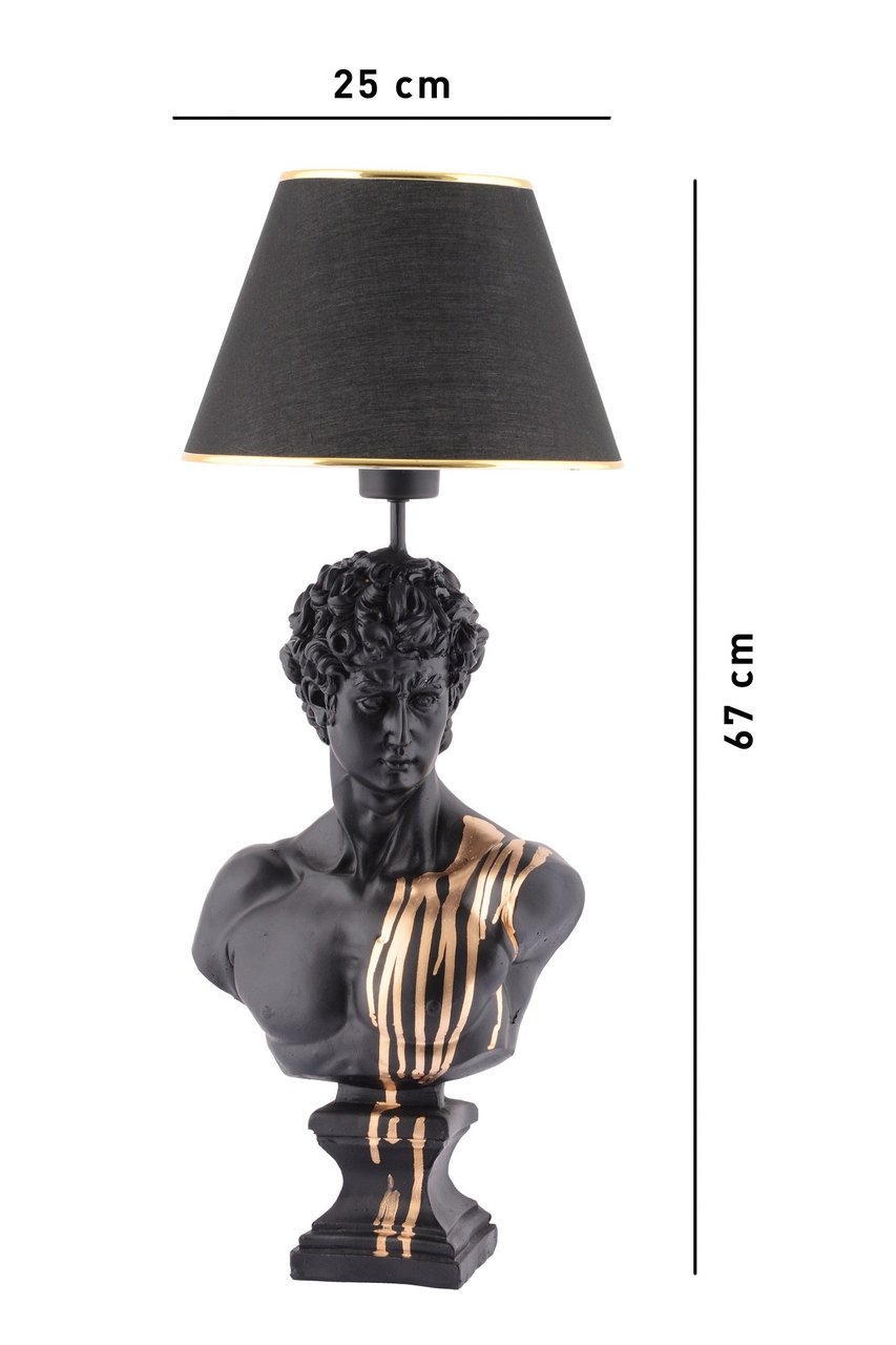 Lampa de masa, Opviq, 390FLH2246, Negru - view 6