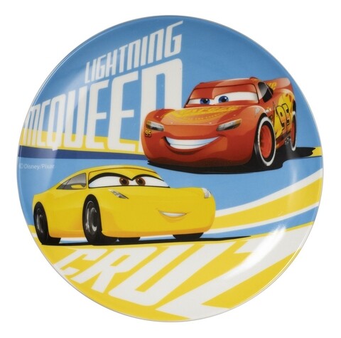 Farfurie plata cars, disney, 19 cm, portelan