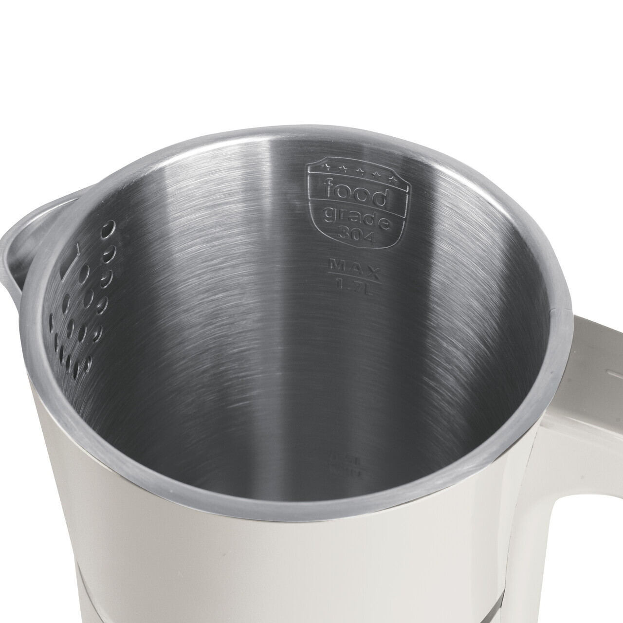 Ceainic electric cu pereti dubli Berlinger Haus, Sahara, 21.6x15.5x26.2 cm / 1.7 L, plastic/inox, crem mat - imagine 5