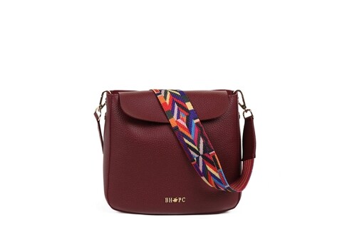 Geanta Beverly Hills Polo Club, 777, piele ecologica, visiniu