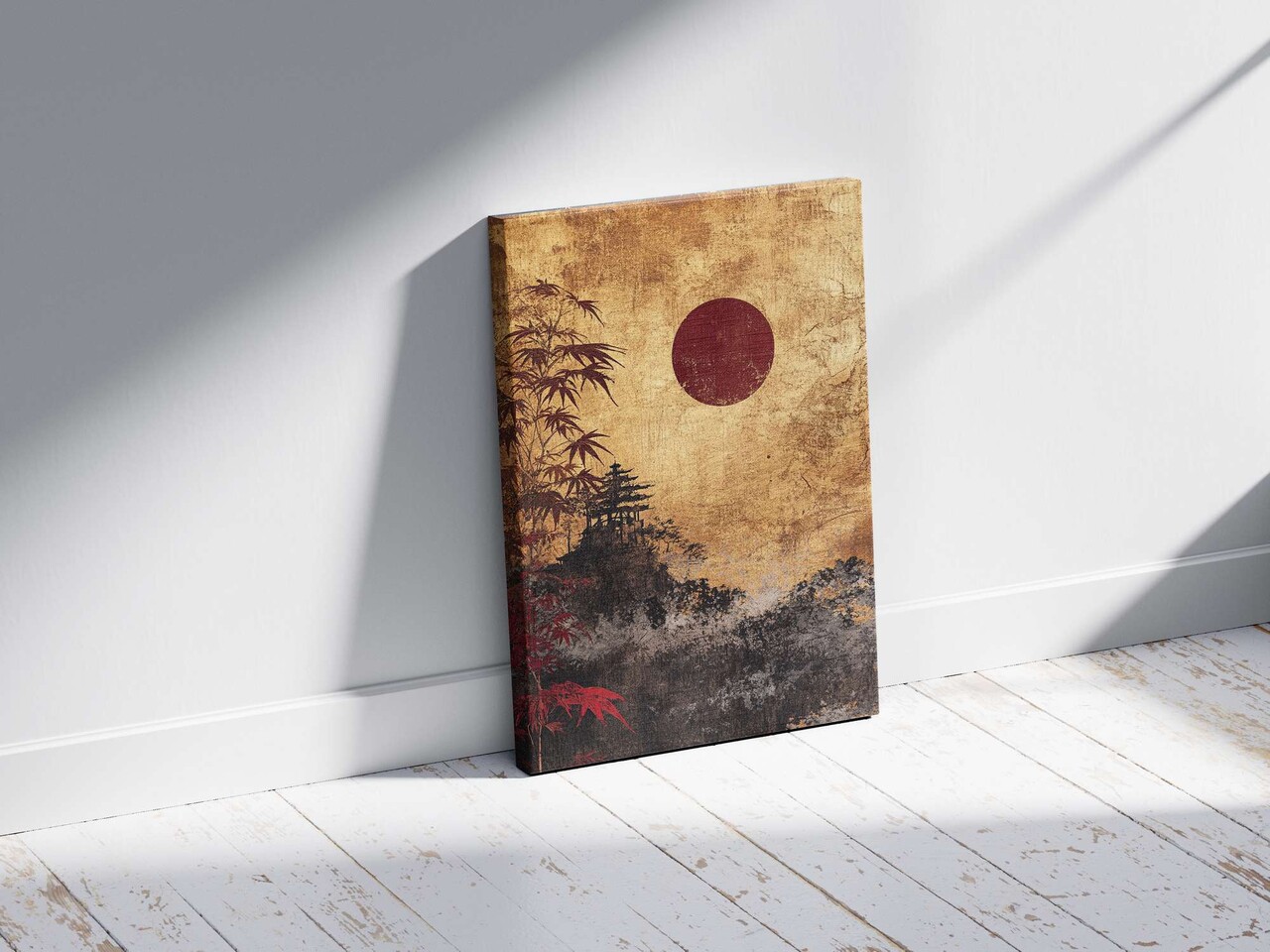 Tablou decorativ, YNS-1006-80 x 120, Lemn, Multicolor - view 3