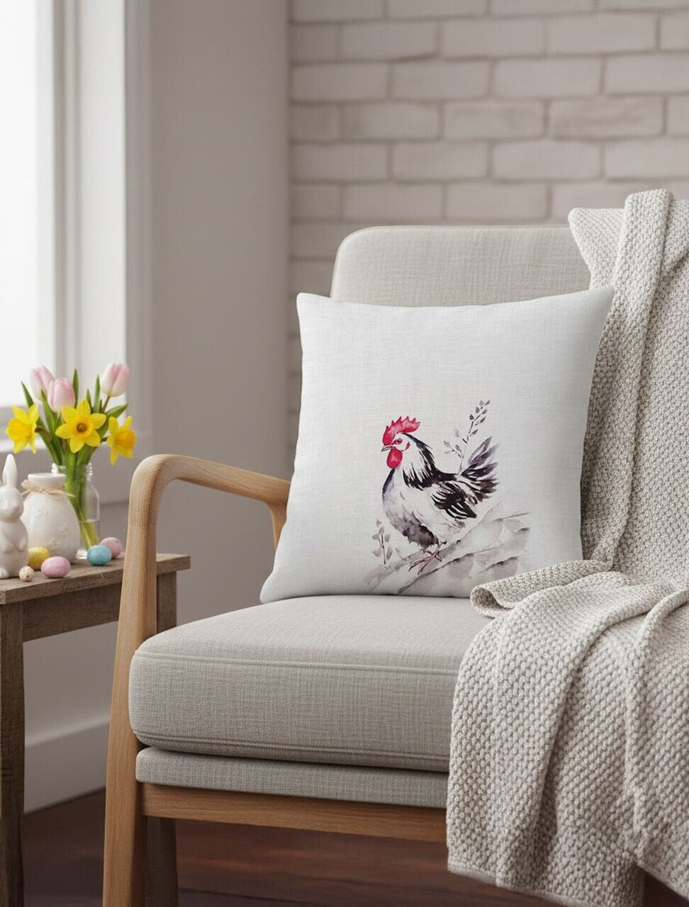 Husa de perna, Pillow 0023, 43x43 cm, Multicolor — imaginea 2