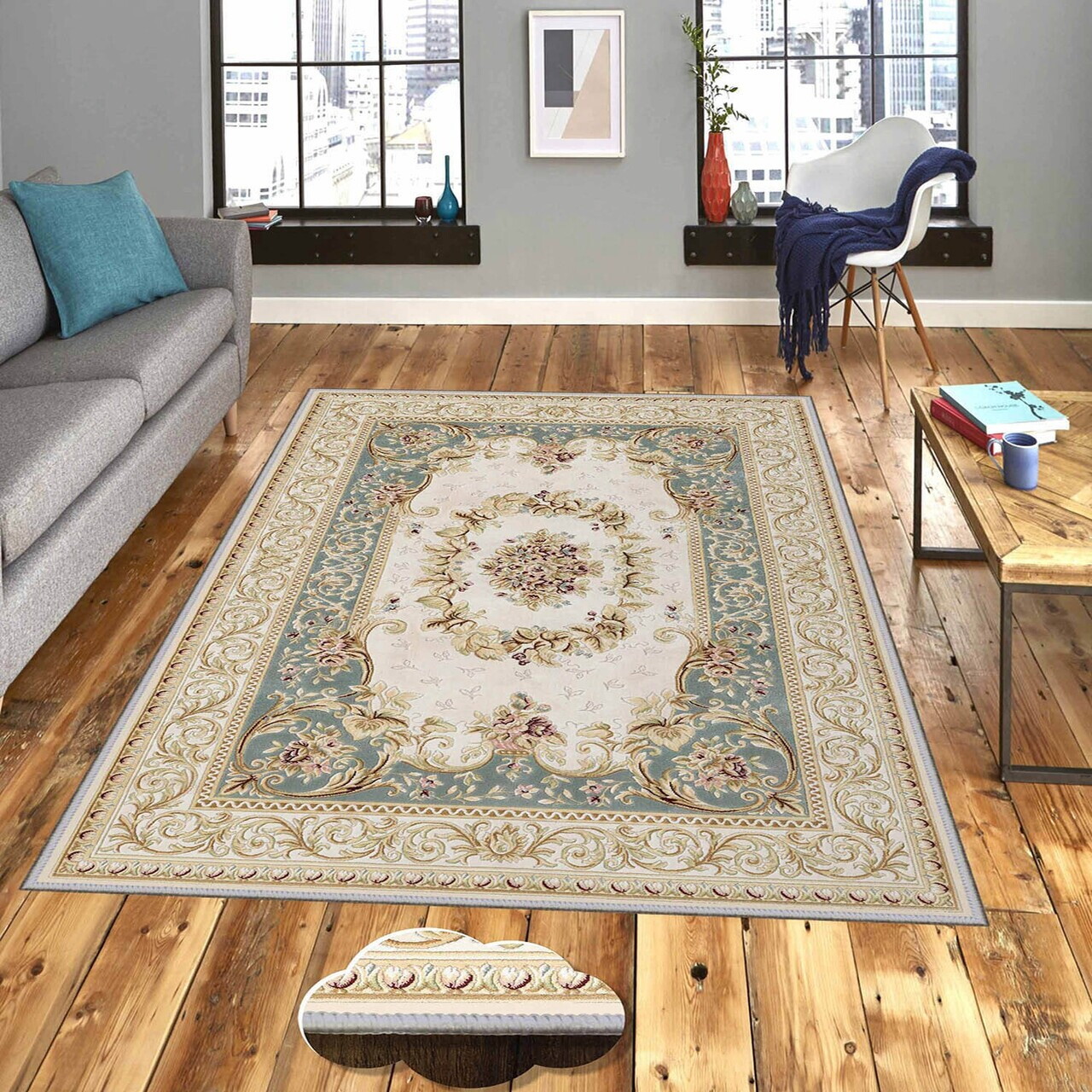 Covor Eexfab588 180x280 cm Poliester Multicolor