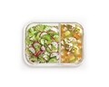 Caserola compartimentata cu capac, Iris Barcelona, sticla borosilicata, 950  ml