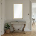 Oglinda decorativa, Lumisfera, Dune 50 x 70, 50x70 cm, Cadru MDF, Auriu