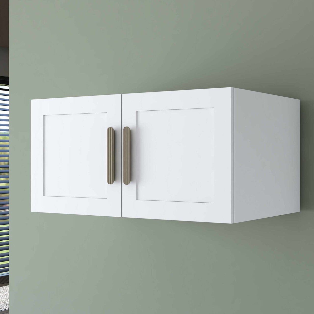 Dulap pentru haine, Hanah Home, BA263, 90x45x57.5 cm, Alb