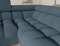 Coltar extensibil dreapta 3 locuri ELTAP, RT-40JAF, Fectory, 346x205x93 cm, lemn/poliester, albastru