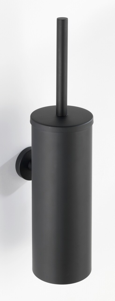 Perie pentru toaleta cu suport de prindere Bosio, Wenko Power-Loc®, 40.5 x 13 x 9 cm, inox, negru - 1 | YEO