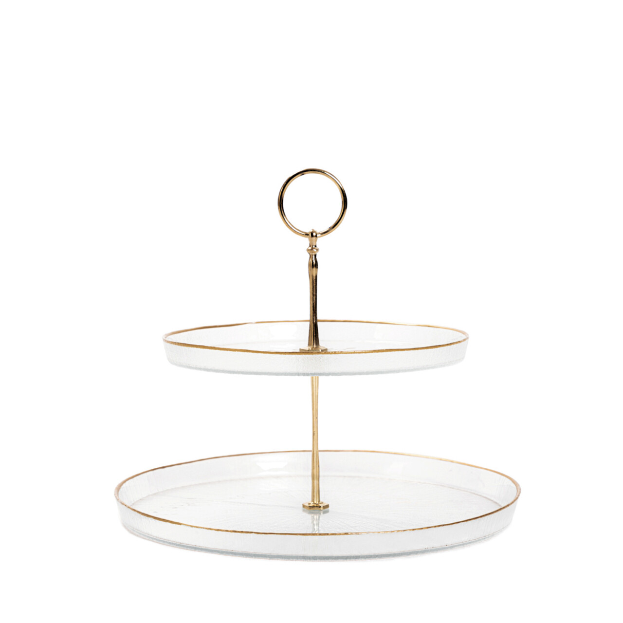 Etajera pentru prajituri Monze, Homla, 28/21 cm, sticla, transparent - view 3