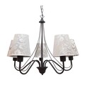 Lustra Malbo II, Helam, 65 x 50 cm, 5 x E27, 60W, negru/gri