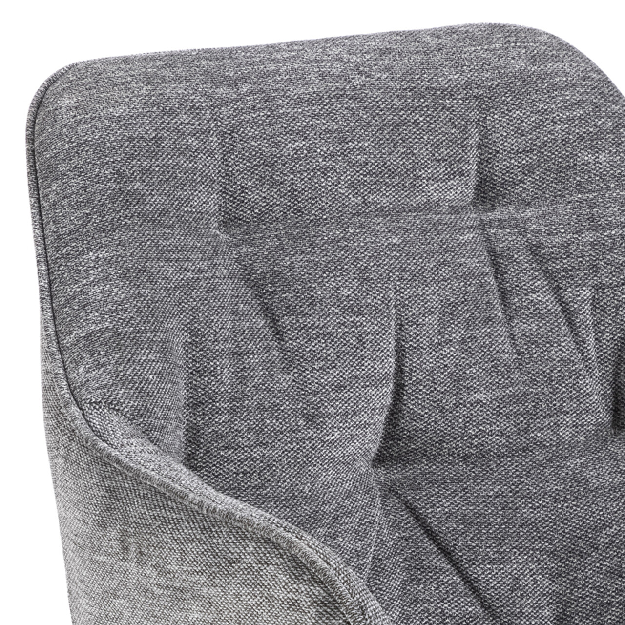 Scaun Brooke, Actona, 58x55x83 cm, tesatura Chenille/otel, antracit - view 2