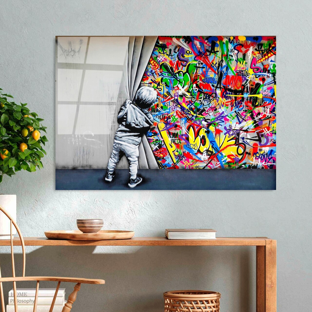 Tablou decorativ, UV-782 70 x 100, 70 x 100 cm, Multicolor - view 2