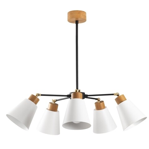 Candelabru Harput N-1315, Noor, 78 x 80 cm, 8 x E27, 100W, negru mezoni.ro