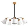 Lustra Manavgat N-544, Noor, 58 x 68 cm, 5 x E27, 100W, alb