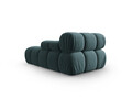 Sezlong living dreapta 1 loc, Bellis-51, Micadoni Home, 155x94x70 cm, catifea, turcoaz