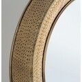 Oglinda decorativa, Adara Gold, Bizzotto, 80 cm, otel