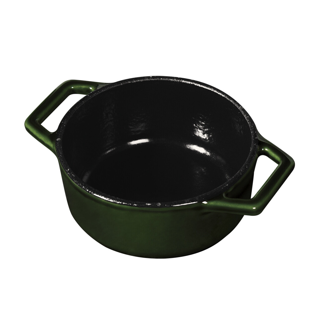 Cratita cu capac Berlinger Haus, Strong Mold, 10 cm, 310 ml, fonta, verde - imagine 2