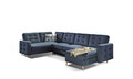 Coltar extensibil reversibil 5 locuri ELTAP, AsdU-14, Asgard, 326x202x93 cm, lemn/poliester, albastru