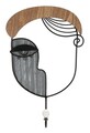 Cuier de perete Picassy, Mauro Ferretti, 22x35 cm, MDF/fier, multicolor
