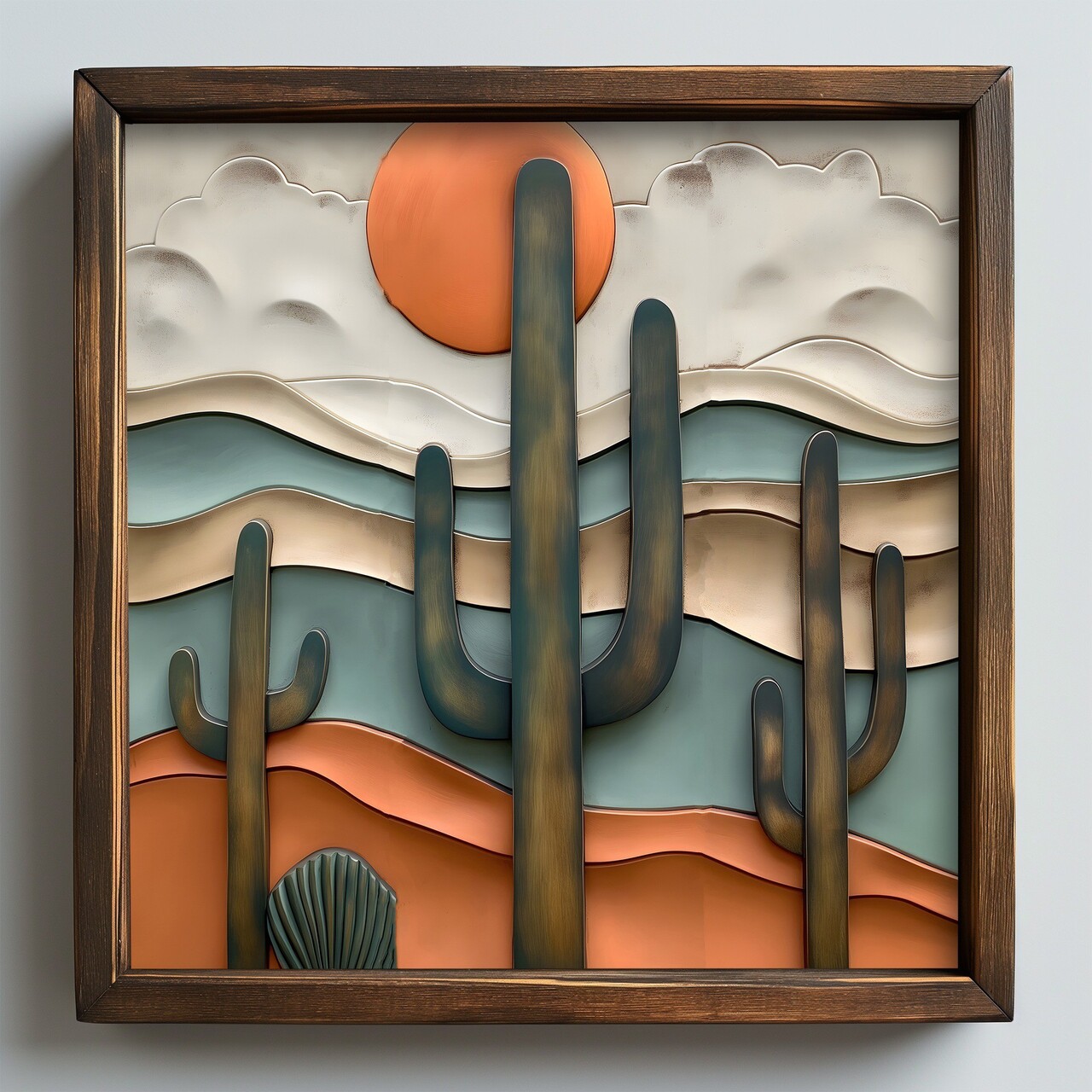 Tablou decorativ AI083 Cadru: 100% MOLID Multicolor