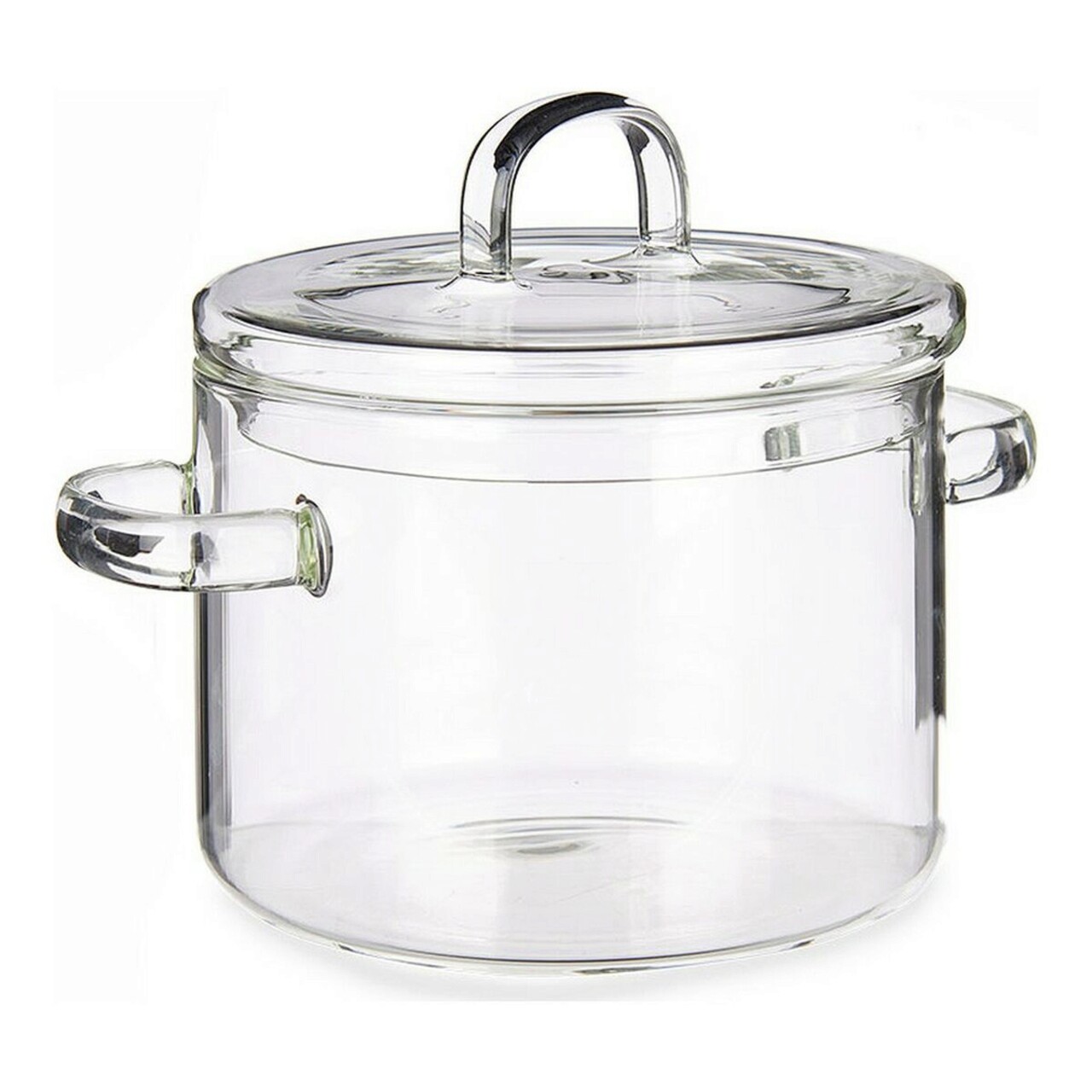 Caserola Cu Capac Transparent, Vivalto, 1 L, Sticla Borosilicata