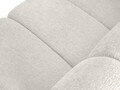 Canapea semirotunda 5 locuri, Lupine, Micadoni Home, BL, 367x118x70 cm, poliester chenille, alb