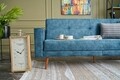 Canapea extensibila Dublin, Balcab Home, 3 locuri, 214x75x90 cm, lemn, turocaz
