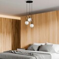 Lustra, Fulgor, 942FLG1653, Metal, Negru