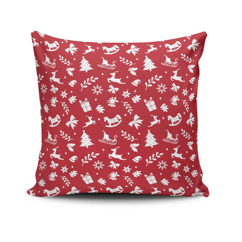 Perna, noelkrlnt-29, 43x43 cm, 50% bumbac / 50% poliester, multicolor