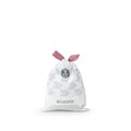 Set 20 saci de gunoi, Brabantia, NewIcon PerfectFit, marimea V, 3 L, nailon, alb