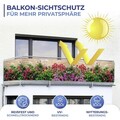 Folie paravan pentru balcon si gradina, Maximex, Flowers, 500x85 cm, plastic, multicolor