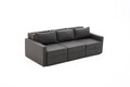 Canapea extensibila cu 3 locuri, Balcab Home, 825BLC4325, Cadru: 100% LEMN DE BRAD, Antracit