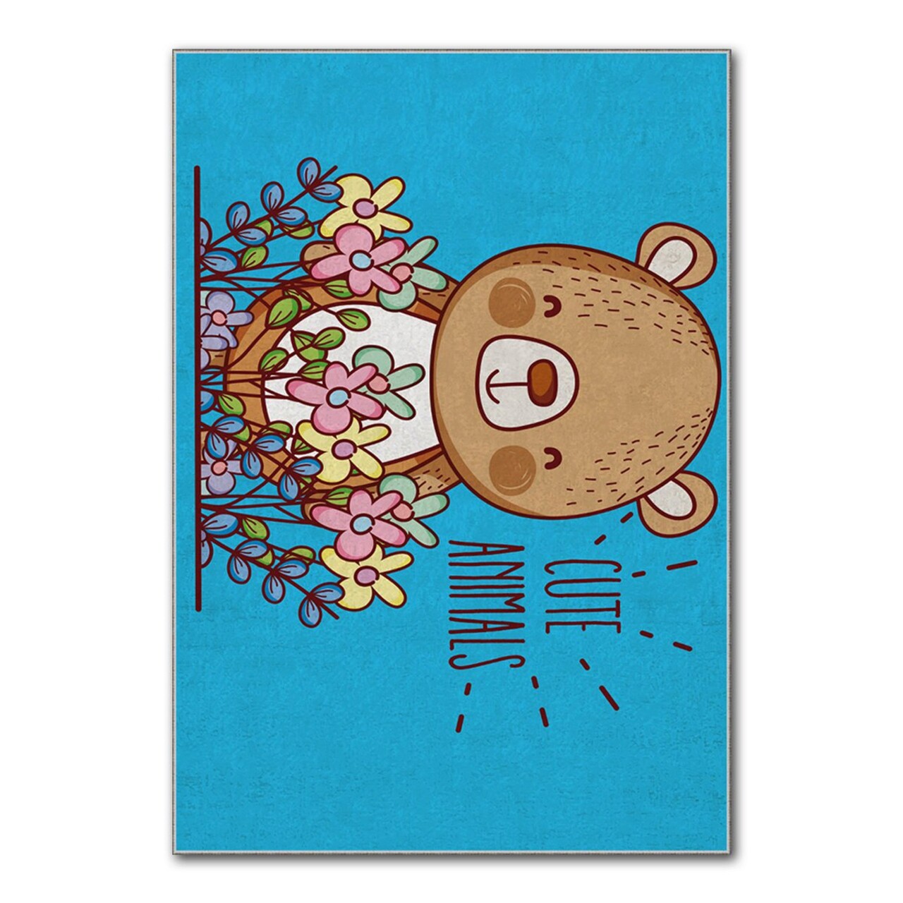 Covor, HMI KDC-54, 100x140 cm, Poliester, Multicolor